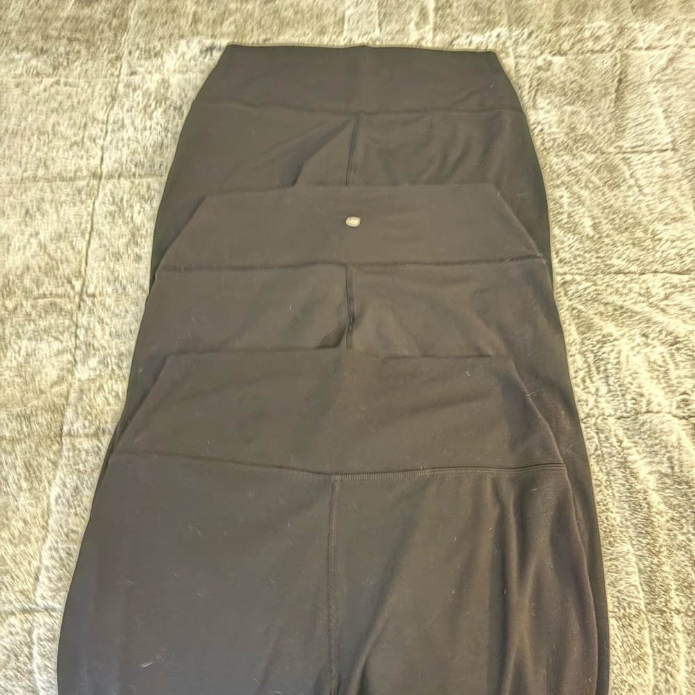 Lot of 3 Yogalicious Stretch Black Flared Crisscross Waist Yoga Pants - L - Picture 5 of 11